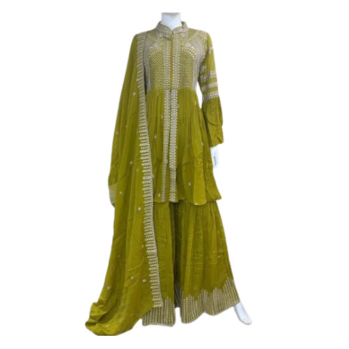 Anarkali Suit - Georgette Material, Available in Various Colors | Flattering Silhouette for Weddings