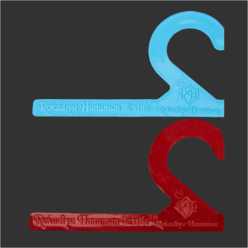 Colored Plastic Hanger - Plastic Material, Red and Blue Colors | Designed for Garment Industries, Ve