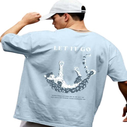 Oversized T Shirt - Cotton, Sizes M-XXXL | Multi Color, Soft and Breathable, Unisex Drop Shoulder De