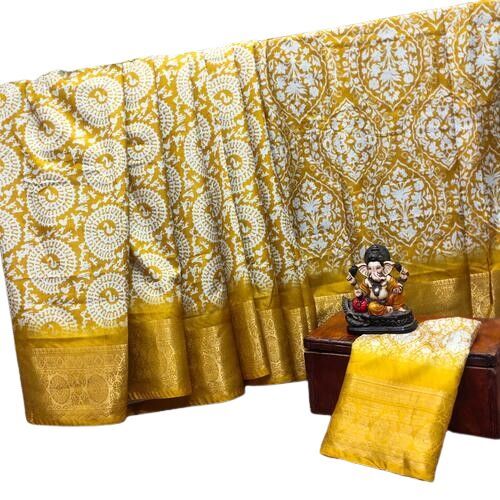 Silk Saree - Art Silk, Lightweight Design with Intricate Prints and Rich Color Options | Timeless El