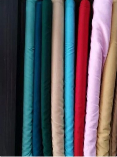 Multi Color Multicolored Casual Wear 100% Linen Plain Dyed Fabric For Making Dresses