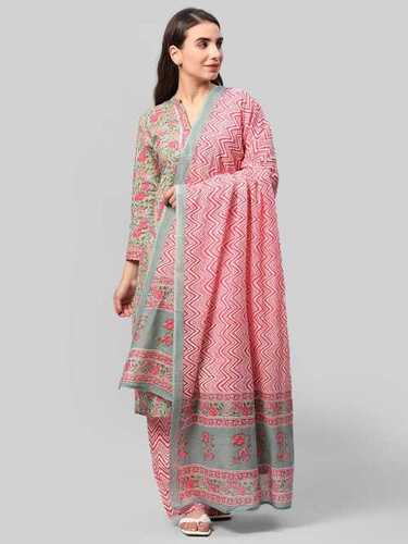 Ladies Salwar Suit Set - Cotton Fabric, Sizes S-XL | Anti-UV, Quick Dry, Plus Size, Versatile Wear, 