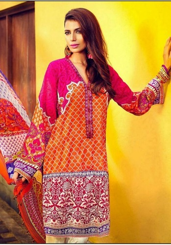 Designer Salwar Kameez - Cotton Blend Fabric, Vibrant Prints & Elegant Designs | Stunning Collection