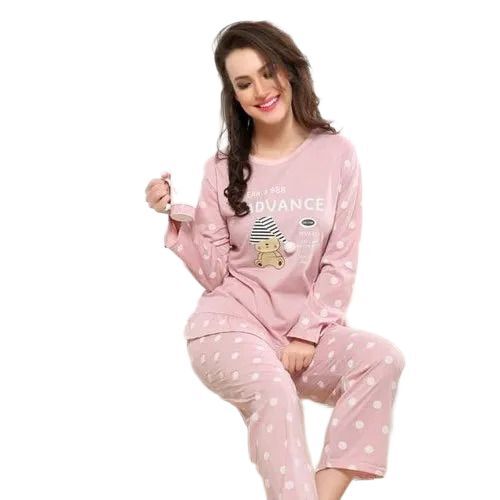 Cotton Night Suits - Color: Pink