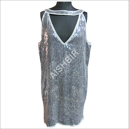 Sequin Long Tops