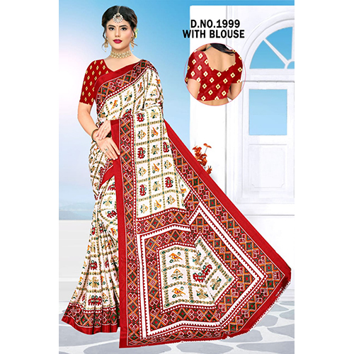 Multicolor Ladies Tarky Silk Sarees With Blouse