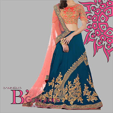 Printed A Line Lehenga