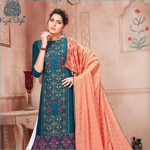 Ladies Designer Suit - Cotton, Customized Size, Floral Print Design | Full Sleeves, Washable, Beauti