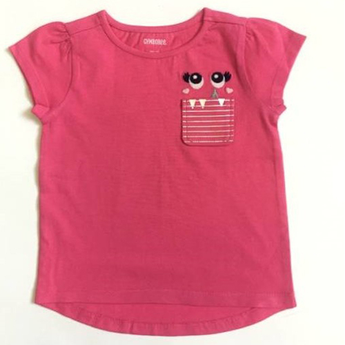 Girls Fashion T-Shirt - Cotton, Customized Size, Printed Pattern | Modern Style, Multiple Color Opti