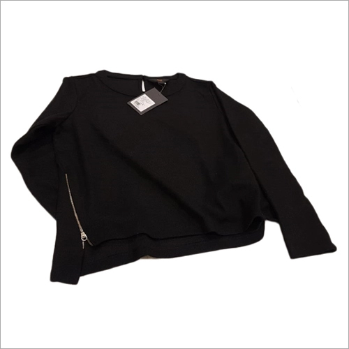 Ladies Full Sleeves Cotton Tops - Cotton, S/M/L/XL, Any Color | Quick Dry, Washable, All Season Comf