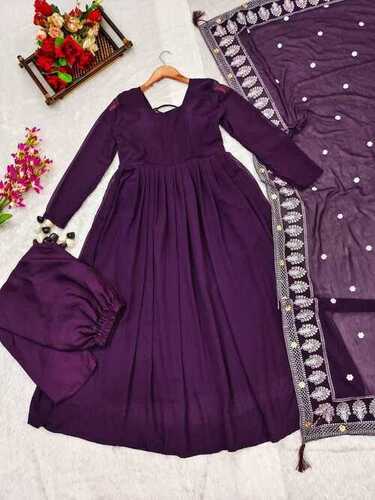 Ladies Salwar Suit - Cotton Fabric, Various Colors Available | Wrinkle-Free, Comfortable Fit, Neat S