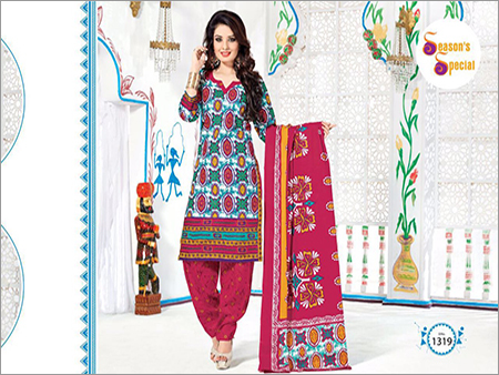 Cotton Salwar Kameez - Soft Cotton, Variable Sizes, Multicolor Printed Fabric | Elegant Design, Colo