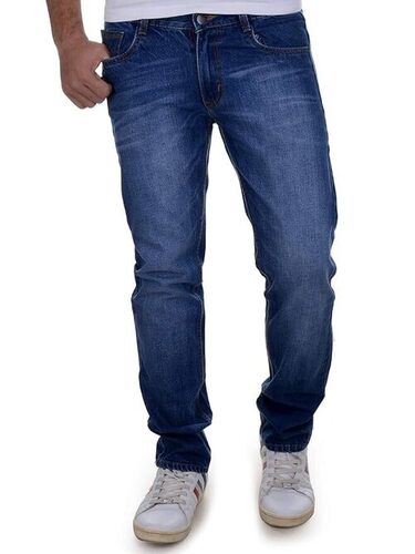 Skin Friendly And Shrink Resistance Denim Jeans - 100% Cotton, Regular Fit, Blue Color | Skin Friend
