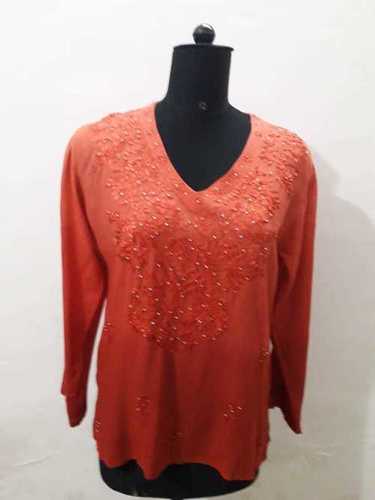 Rayon Hand Embroidery Top